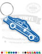 Police Car Vinyl Keychain