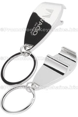 Polished Claw Bottle Opener with custom engraving shown on top. Image also shows example of the bottle opener hook on the bottom side. 