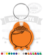 Pot Of Gold Vinyl Keychain