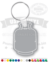 Propane Tank Vinyl Keychain