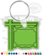 Real Estate Sign Vinyl Keychain