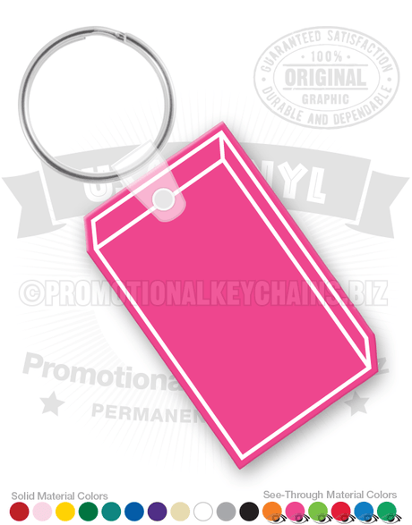 Rectangle Box Vinyl Keychain PK5256