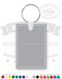 Rectangle Vinyl Keychain