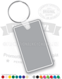 Rectangle Vinyl Keychain PK3092