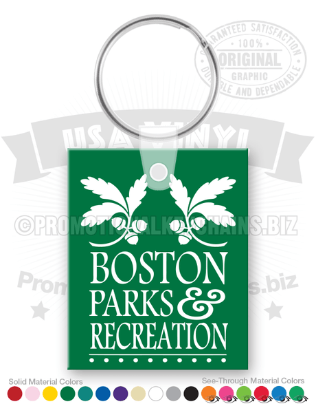 Rectangle Vinyl Keychain PK6303MC