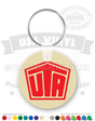 Round Circle Vinyl Keychain PK6317