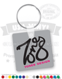 Square Vinyl Business Keychains PK6329RC