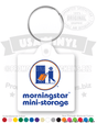 Rectangle with Tab Vinyl Keychain PK7907