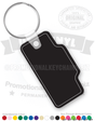 Rectangular Sign Vinyl Keychain