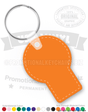 Round With Rec Vinyl Keychain PK6505