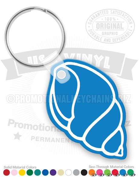 Seashell Vinyl Keychain PK5694