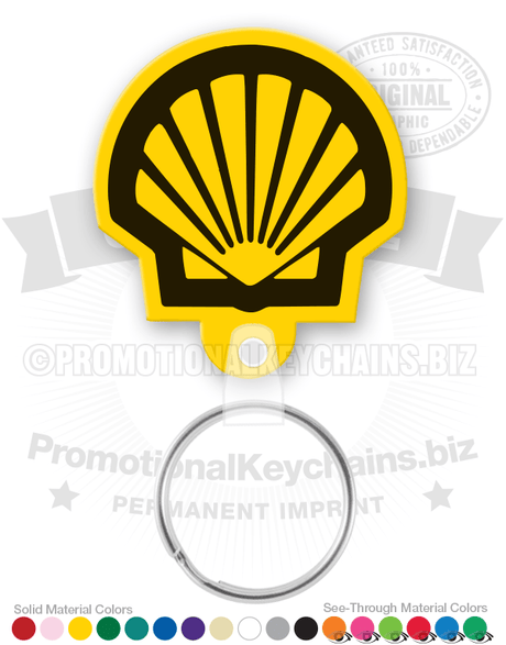 Shell Vinyl Keychain PK6743