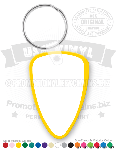 Shield Vinyl Keychain PK4781