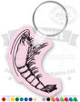 Shrimp Vinyl Keychain