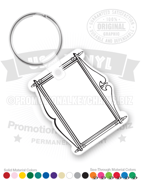 Sign Vinyl Keychain PK4185