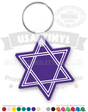 Six Point Star Vinyl Keychain PK7191