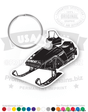 Snow Mobile Vinyl Keychain PK2078