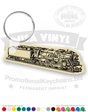 Steam Locomotive with Coal Vinyl Keychain