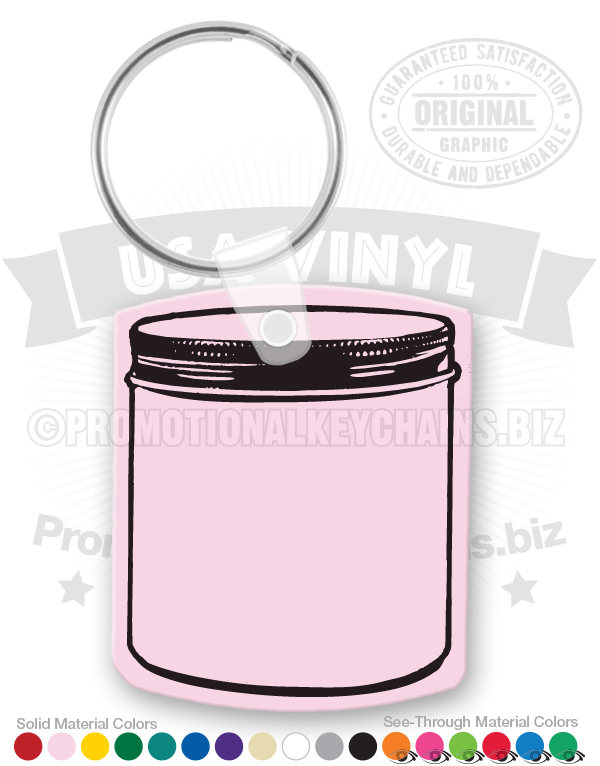 Storage Jar Vinyl Keychain