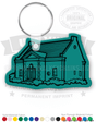 Suburban House Vinyl Keychain