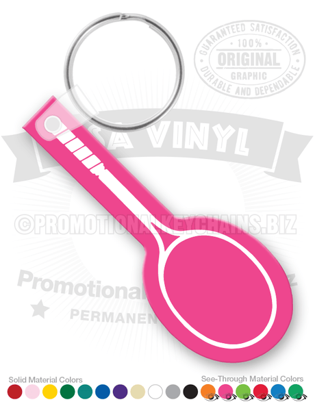 Tennis Racket Vinyl Keychain PK5809