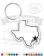 Texas W Star Vinyl Keychain PK5224