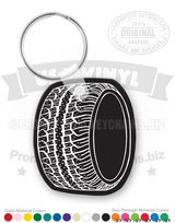 Tire Vinyl Keychain PK5501