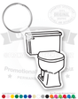 Toilet Base Vinyl Keychain PK5327