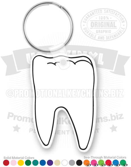 Tooth Vinyl Keychain PK5789
