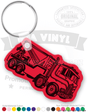 Tow Truck VInyl Keychain PK8632