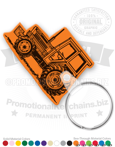 Tractor Vinyl Keychain PK2119