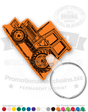 Tractor Vinyl Keychain PK2119
