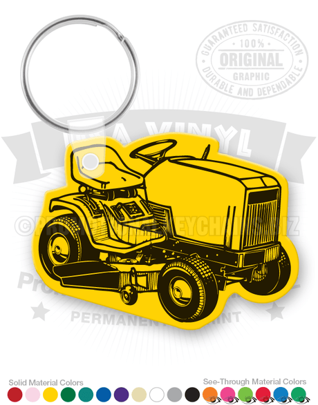 Tractor Vinyl Keychain PK4331