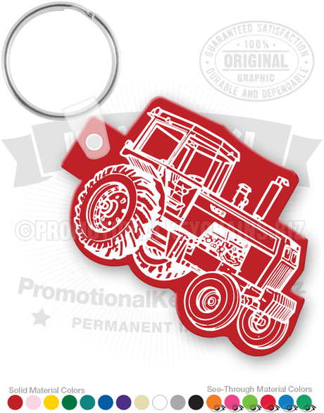 Tractor Vinyl Keychain PK4768