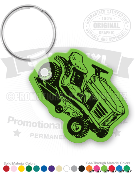 Tractor Vinyl Keychain PK7274