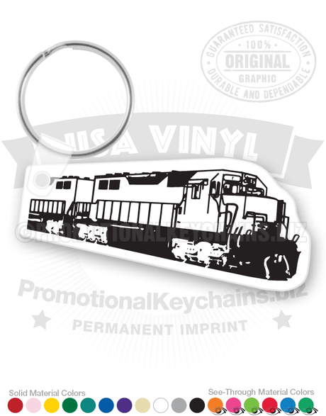 Train Engine Vinyl Keychain PK5975
