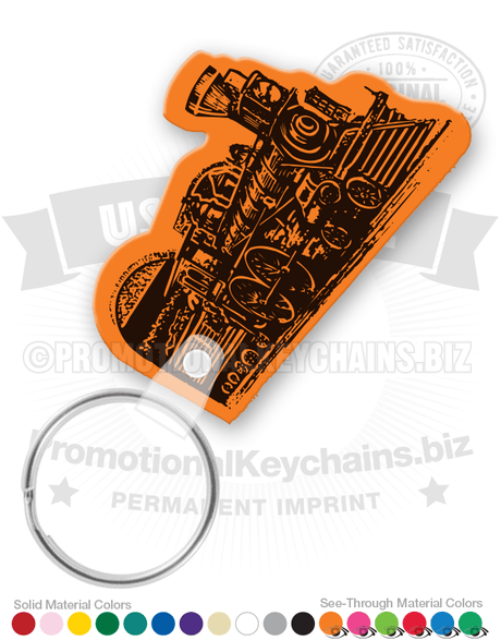 Antique Train Vinyl Keychain PK6830