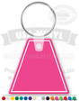 Trapezoid Vinyl Keychain PK3122