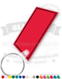 Trapezoid Vinyl Keychain PK3207