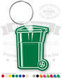 Trash Can Vinyl Keychain PK5621