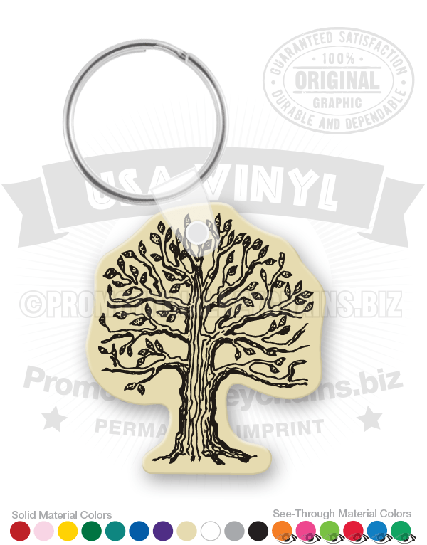Tree of Life Vinyl Keychain