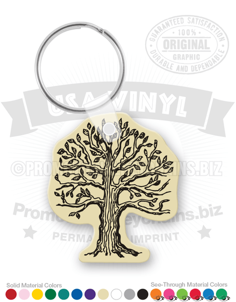 Tree of Life Vinyl Keychain