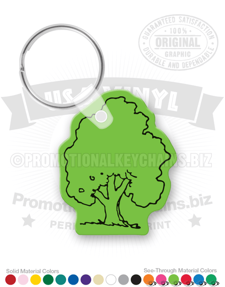 Tree Vinyl Keychain PK6159