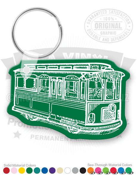 Trolley Vinyl Keychain PK5865