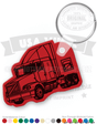 Truck Cab Vinyl Keychain