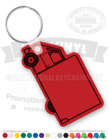 Truck Vinyl Keychain PK7939