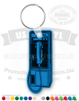 Vintage Pay Phone Vinyl Keychain