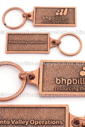 Metal Keychain in Custom Shape - Classic - Item #KC-CLS-01 & KC-CLS-02 -   Custom Printed Promotional Products