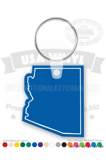 Arizona State Vinyl Keychain PK6100AZ