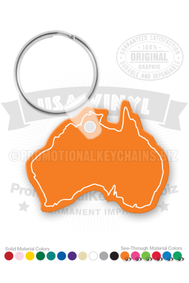 Australia Vinyl Keychain PK5142